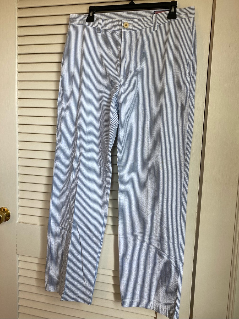 Vineyard Vines Light Blue Seersucker Club Pant